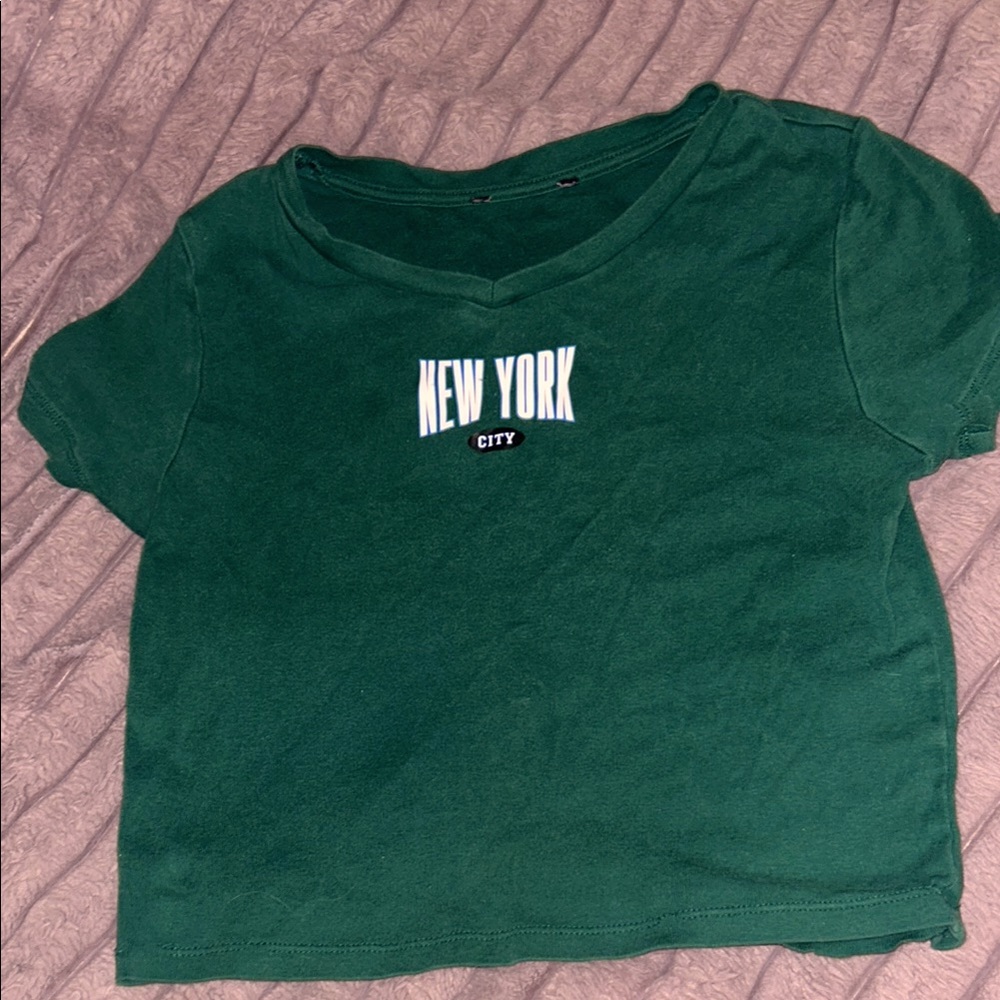Green New York City T-Shirt